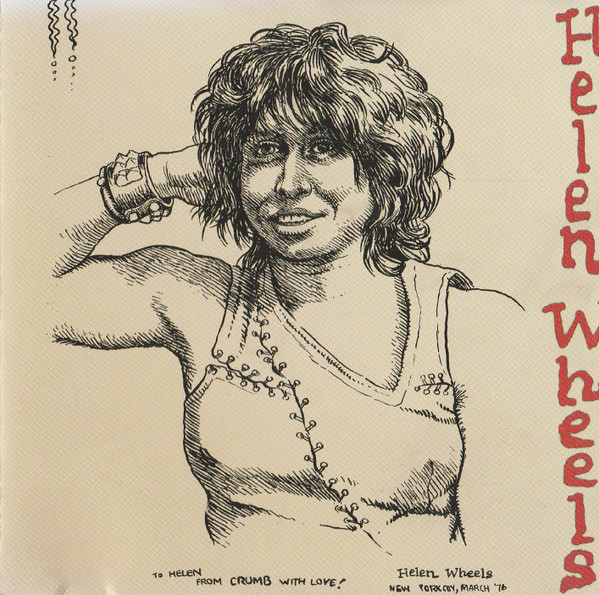 Line drawing of woman with shaggy hair